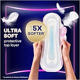Always Platinum Secure Night Size 4 Wings Sanitary Towels 14ct 4x14 view 3