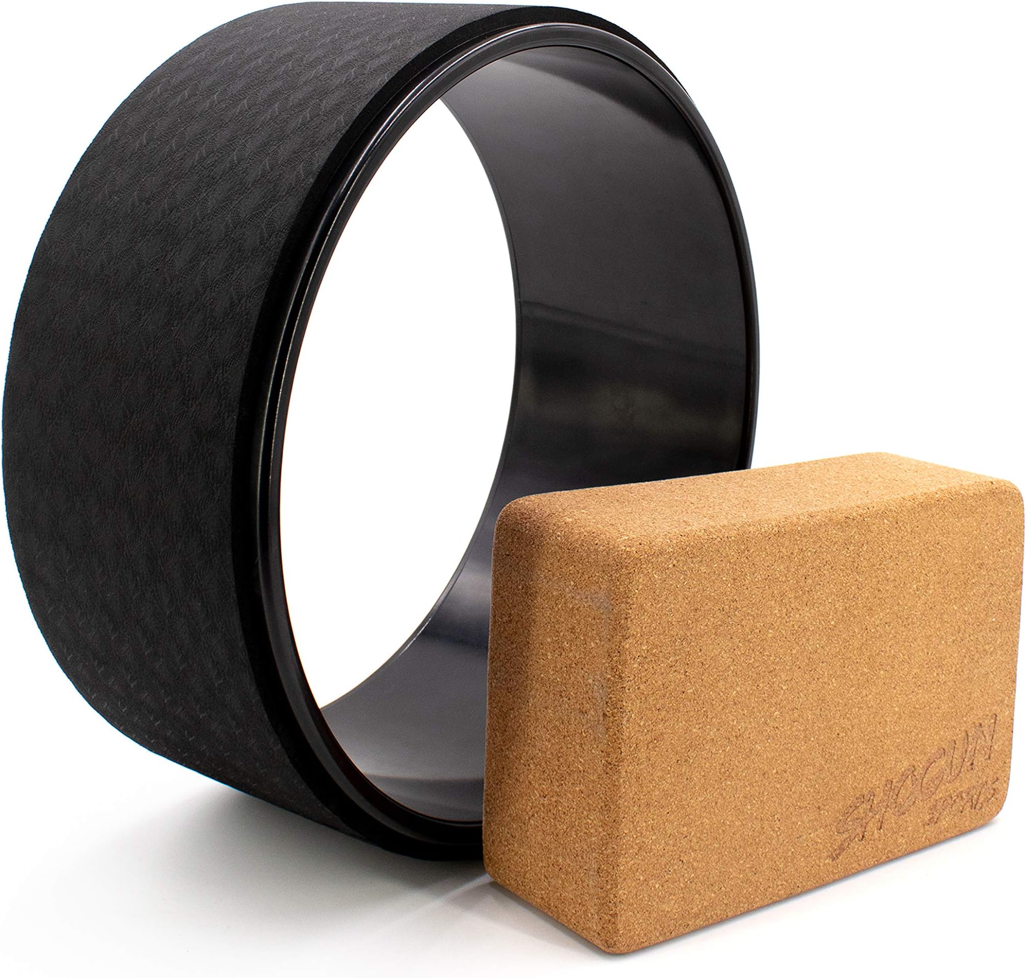 Shogun Sports Yoga Wheel. Yoga Wheel Roller for Back Pain, Stretching, Improving Flexibility and Backbends.