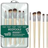 EcoTools Daily Defined Eye Brush Kit + Storage Tray, 5 Piece, Vegan Cruelty Free