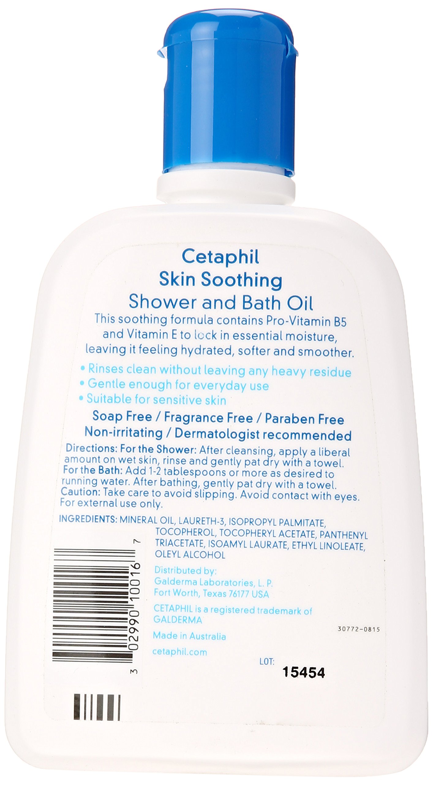 Cetaphil InShower Moisturizing Oil for normal to dry, sensative skin