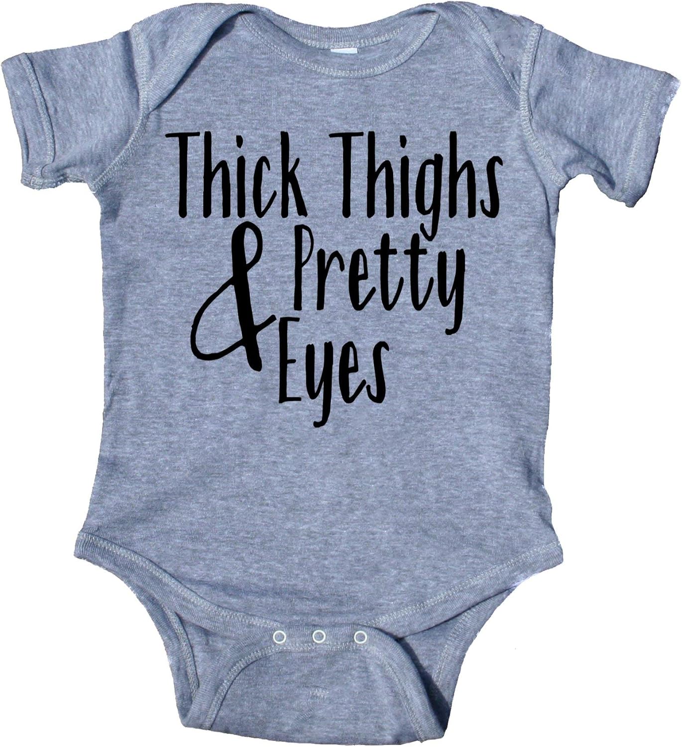 thick thighs and pretty eyes onesie