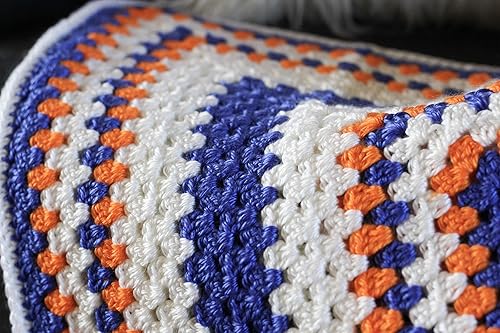 orange baby blanket