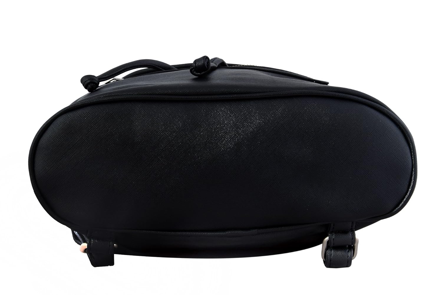 lychee bags women's black pu backpack (lbbppu55bl)