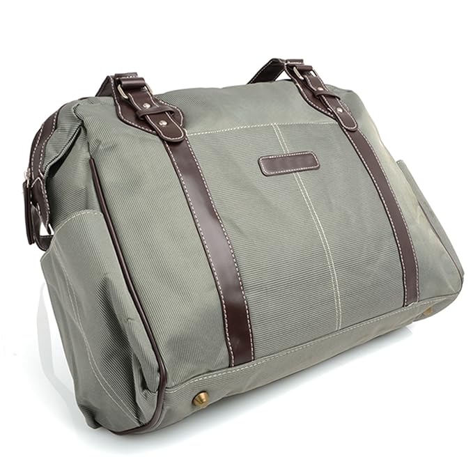 3pcs Chic Nappy Diaper Changing Bag set with Leather straps High