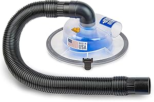 ONEIDA AIR SYSTEMS Dust Deputy Low-Pro Plus Cyclone Dust Separator – Engineered High Flow Wet/Dry Vacuum Kit – Fits Standard 5 Gallon Buckets – 2.5" Adapter & 3' Hose – Made in USA
