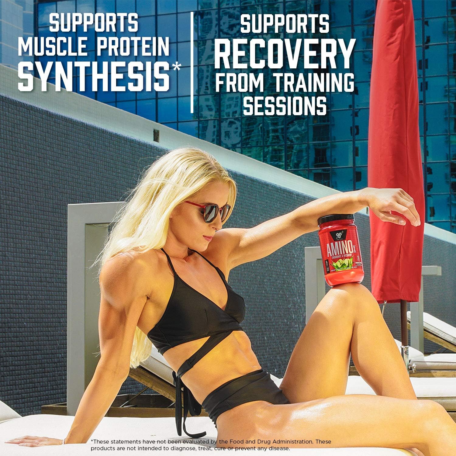 BSN Amino X Muscle Recovery & Endurance Powder with BCAAs, 10 Grams of Amino Acids, Keto Friendly, Caffeine Free, Flavor: Fruit Punch, 30 Servings (Packaging May Vary): Health & Personal Care