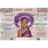 500 Piece Jigsaw Puzzle - African American Girl Art, Educational Family Game, 29.5x19.7 Inches - View #9