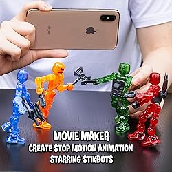Zing Klikbot, Complete Set of 4 Poseable Action
