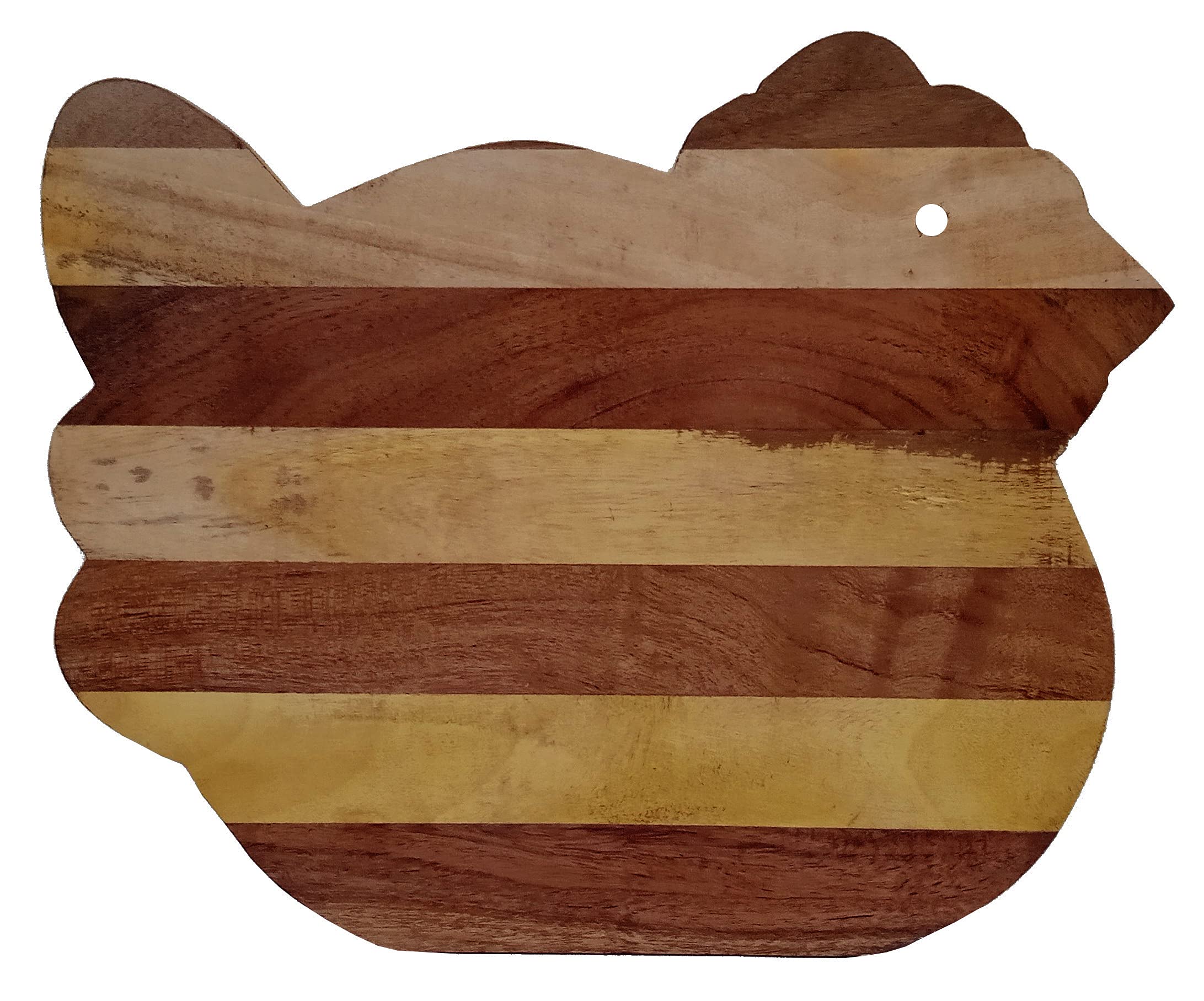 Purpledip Wooden Chopping Board 'Tweety Bird': Kitchen Platter for Cutting, Slicing or Serving (11075)