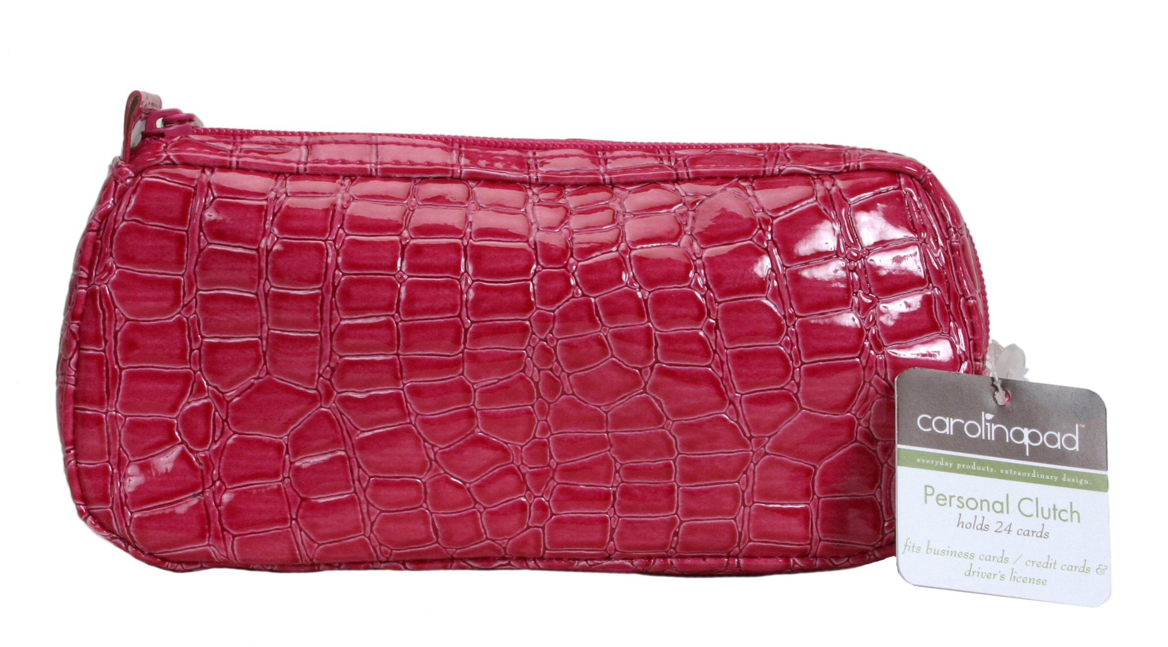 Carolina Pad Carnival Faux Croc Personal Clutch, 8