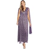 R&M Richards Womens Divine Drape Goddess Dress