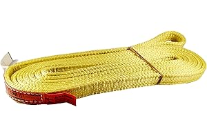 DD SLING & SUPPLY, INC. DD Sling (USA Made) 1" & 2" Widths by 4' to 30' Lengths in Listing, 2 Ply, Endless Nylon Lifting Slings, 6,400 lbs Vert, 5,100 lbs Choker, 12,800 lbs Basket (1"x16')