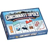 Late for The Sky Cincinnati-Opoly Board Game - Strategy Set for 2-6 Players | Cincinnati Landmarks Themed Opoly Game with Fast One-Hour Option Ideal Gift for Ohio Locals and Kids 8+ Classic Strategy