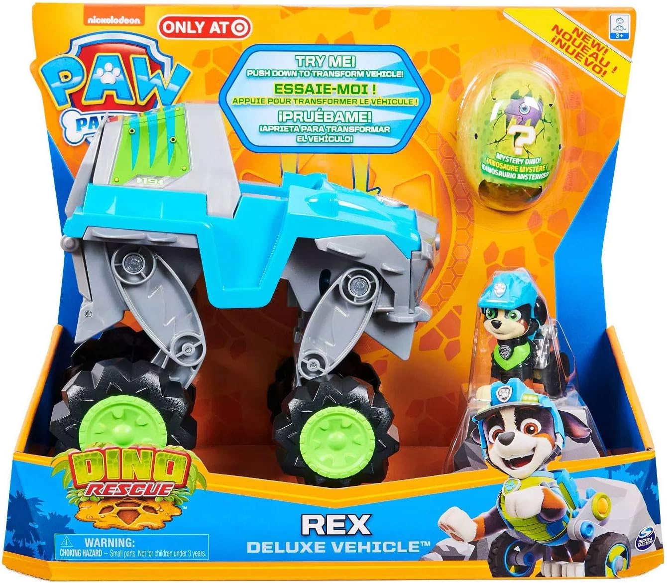 PAW Patrol Dino Rescue Zumas Deluxe Rev Up Fahrzeug mit Mystery