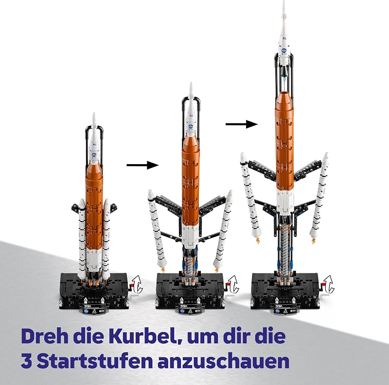 Technic NASA Artemis SLS-Schwerlastrakete 42221