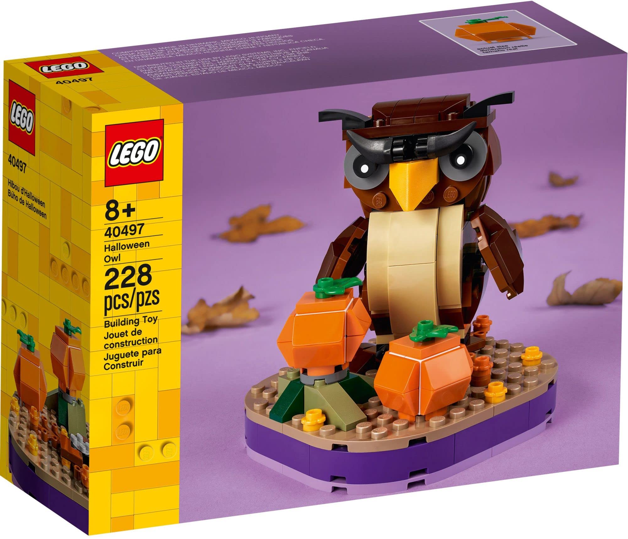 Lego Halloween Owl