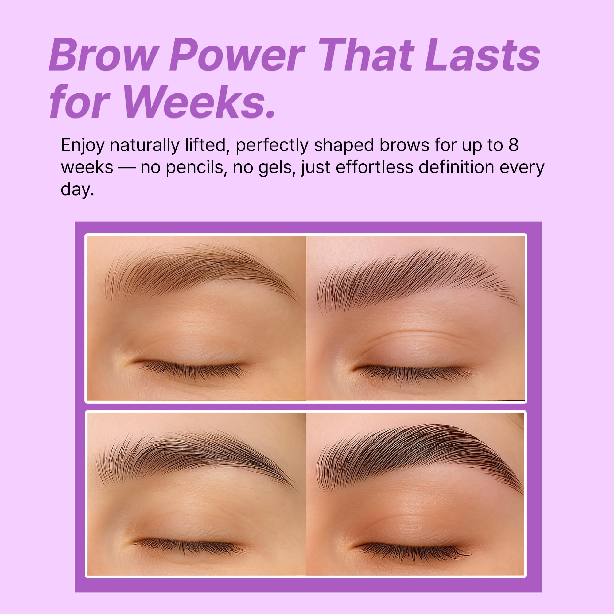 CLIONE PRIME At Home Brow Lamination Kit - DIY Eyebrow Lamination Kit Professional Eye Brow Perm Kit Instant DIY Eyebrow Lift Kit for Fuller Thicker Brows Lasts For Upto 8 Weeks