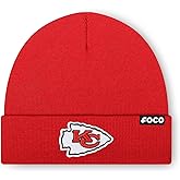FOCO NFL Mens NFL Team Logo Basic Beanie Hat