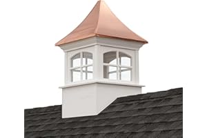 Good Directions Westport Vinyl Cupola with Copper Roof, 36" x 57"
