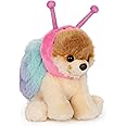 GUND Boo, The World’s Cutest Dog, Itty Bitty Boo Snail #60, Stuffed Animal Plushie, Spring Decor, Pink and Blue, 5”