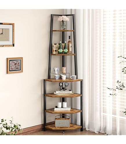 Amazon.com: 47th & Main Shelf, Modern Metal 3-Tier Standing Corner