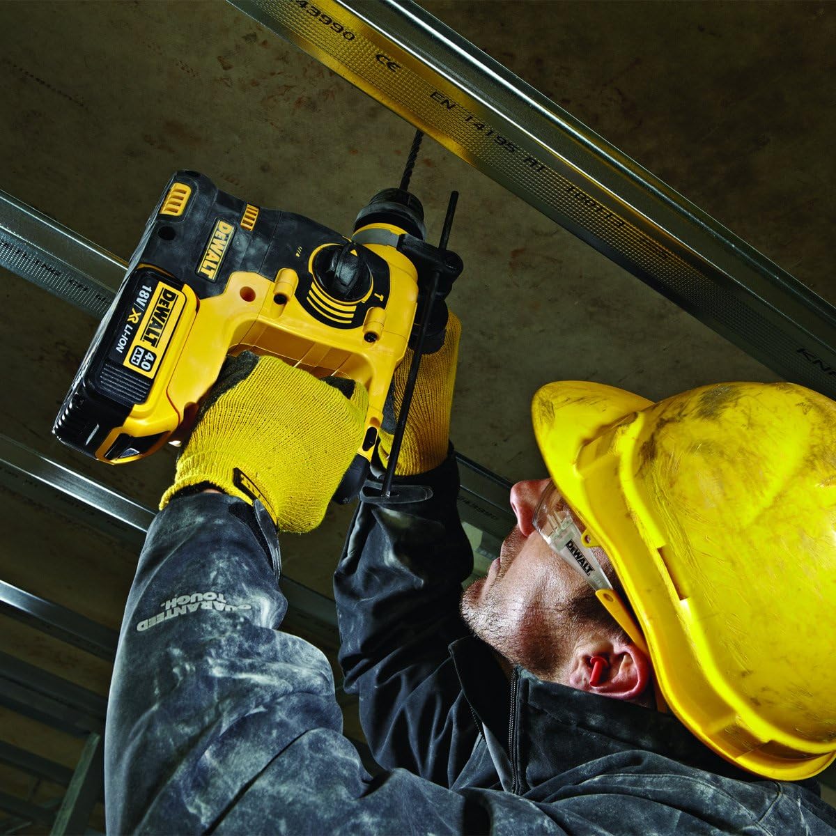DEWALT DCH253N-XJ SDS Plus Body Only Rotary Hammer Drill, 18V XR Lithium-Ion, Yellow/Black, 4.17 cm*13.07 cm*8.66 cm - Image 3