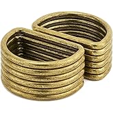 DEVPSISR Metal D Ring,Heavy Duty Welded Solid D Rings for sewing,Purse Making Supplies,Backpacks,Webbing Straps
