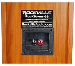 Rockville RockTower 68C Passive Tower Speaker, 8