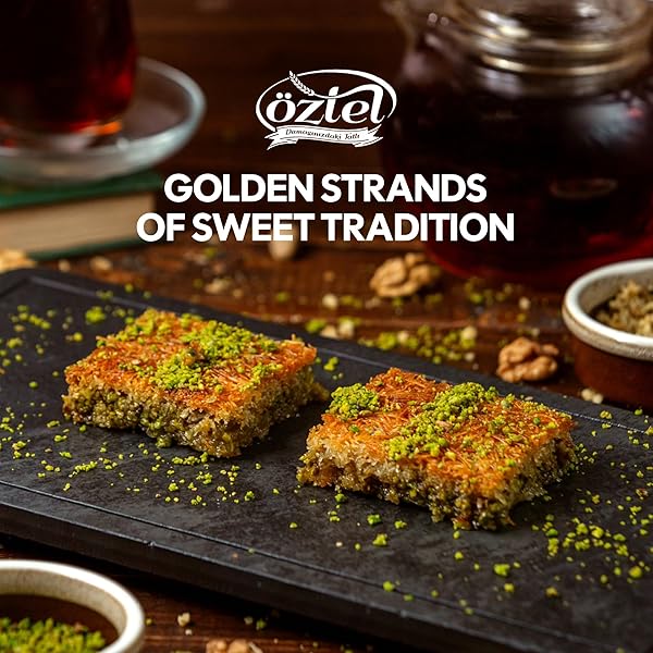 KATAIFI FOR DUBAI CHOCOLATE,(14.4 OZ – 0.9 LB) OZ DRIED & CHOPPED SHREDDED PHYLLO DOUGH, NATURAL KATAIFI SHREDDED FILLO DOUGH