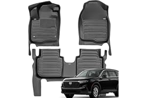 Mat Up! Floor mats for Honda CRV 2023-2026 (Both Hybrid and Gas only) with Maximum Coverage. Anti-Slip, Waterproof, All Weath