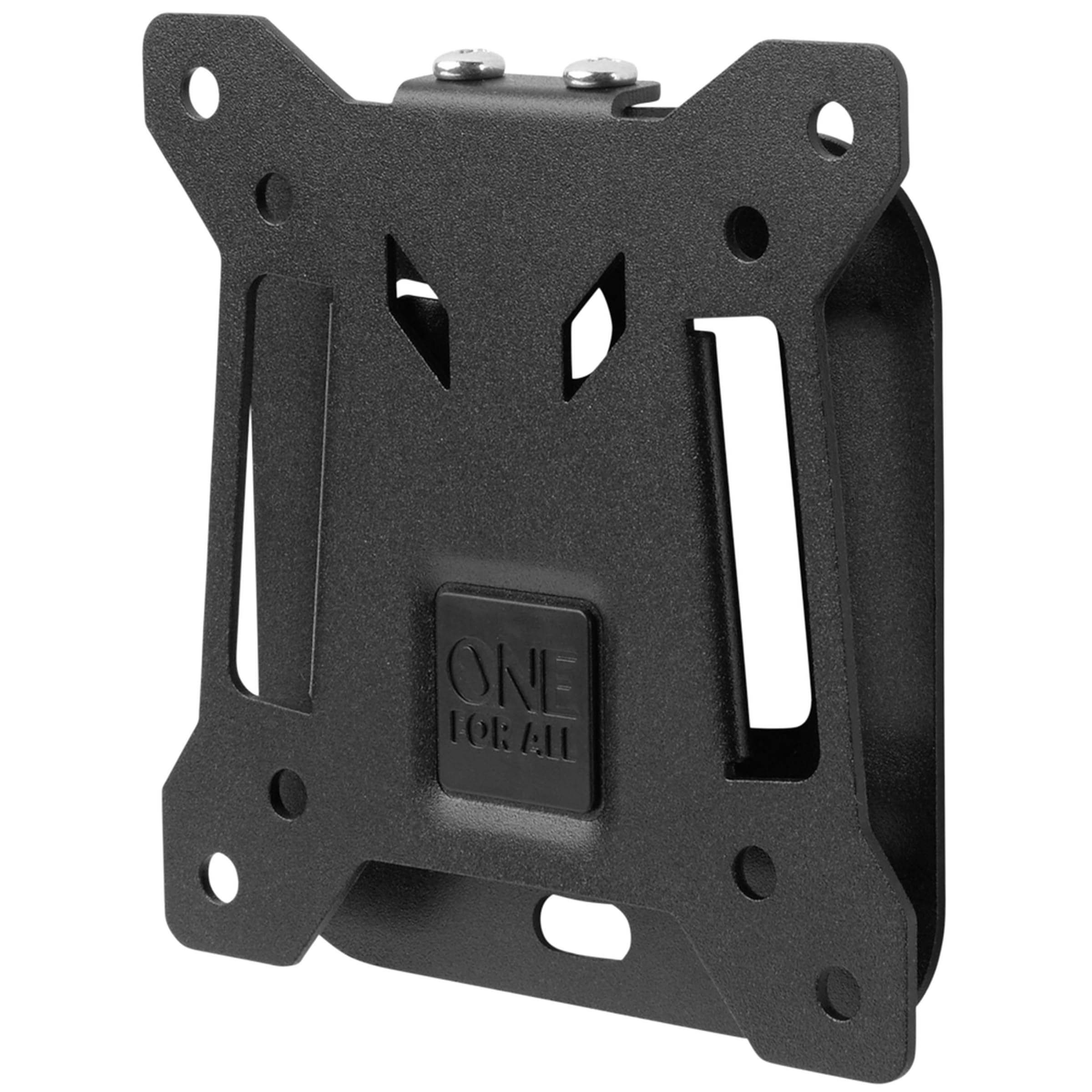 One For All TV Bracket – Fixed Wall Mount – Screen size 13-27 Inch - For All types of TVs (LED LCD Plasma) – Max Weight 50kgs – VESA 75x75 to 100x100 - Free Toolbox app – Black – Smart Line – WM2111