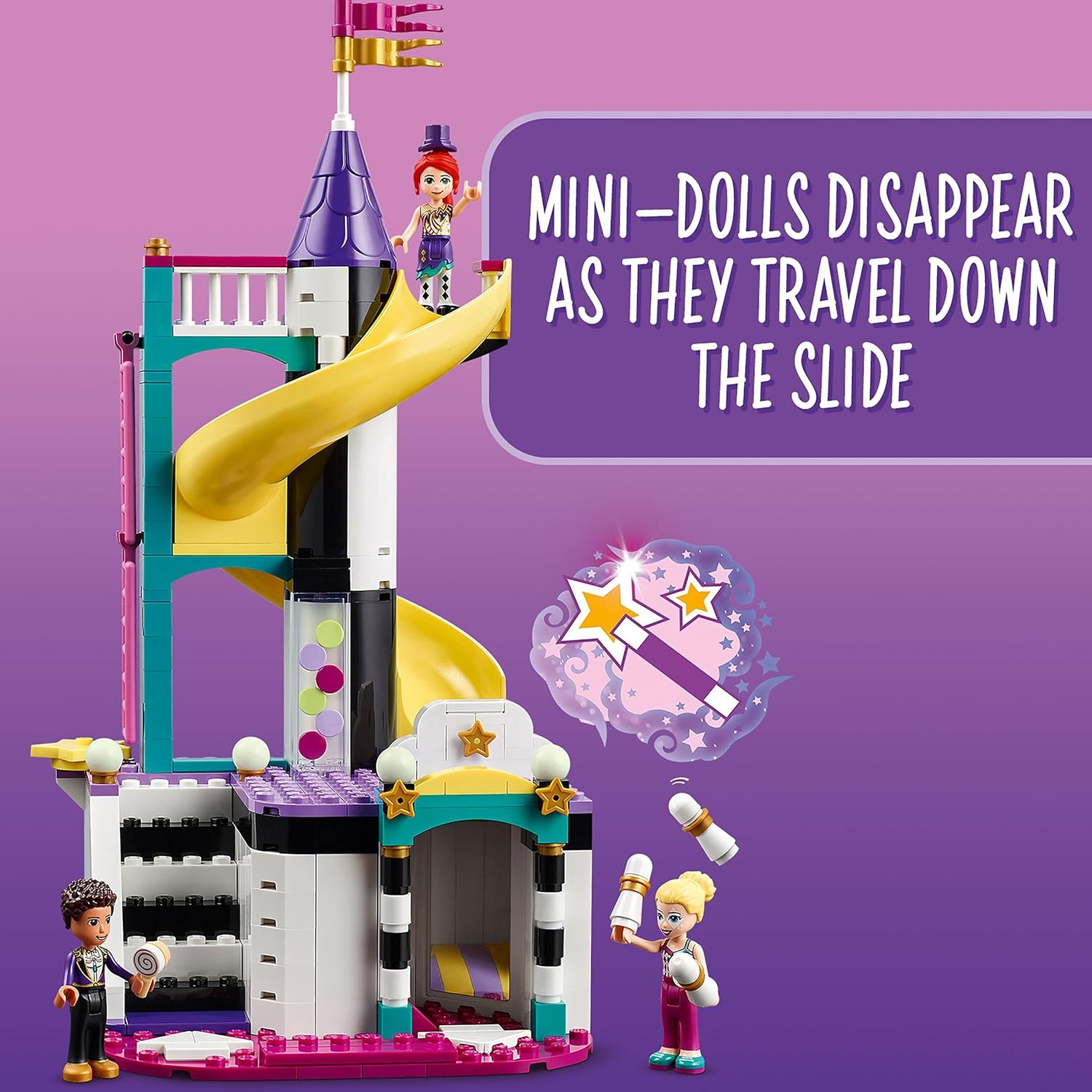 LEGO 41689 Friends Magical Ferris Wheel and Slide, Multicolor - Image 5