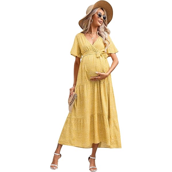 fitted lace wedding dress Sage Off Shoulder Long Sleeve Maternity Maxi Dress – PinkBlush main image 1
