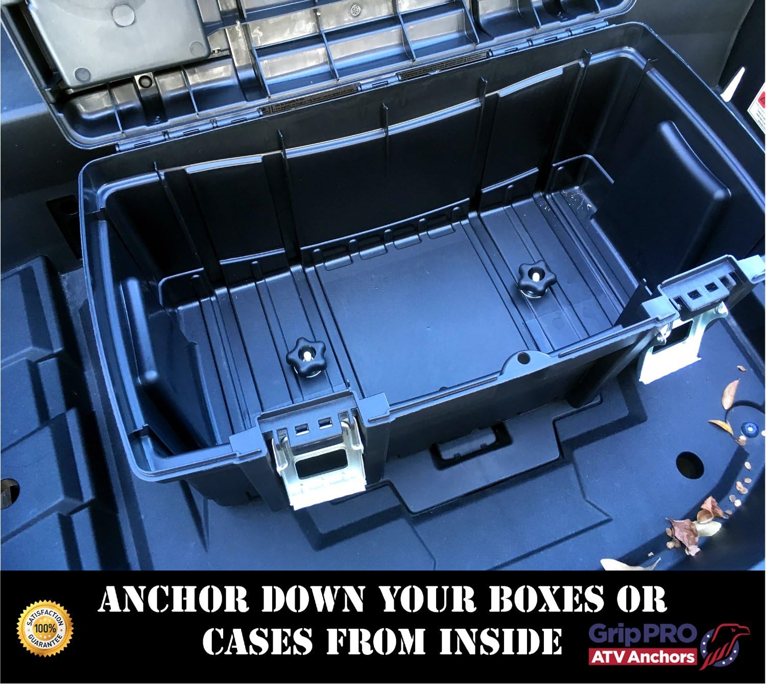 GripPRO ATV Anchors to Fit Polaris Lock & Ride Knob Tie Down Anchor Kit - Set of 4 KNOB Anchors Fits RZR, Sportsman Ace ATV's: Automotive