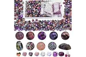 RIRED 27 900pcs Glass Craft Beads for Bracelet Making Kit, Include Assorted Round/Bicone/Seed/Rock Beads and Teardrop Pendant for Jewelry Making, Necklace, Art, Designer Charms