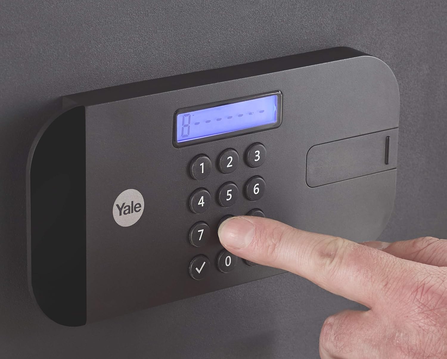 Yale Small High Security Safe, Secured by Design approved, Digital Keypad, LED Light Indicators, Steel Locking bolts - YSEB/200/EG1 - Image 3