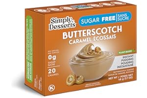 SIMPLY DELISH SIMPLY DESSERTS Butterscotch Instant Pudding, 48 GR