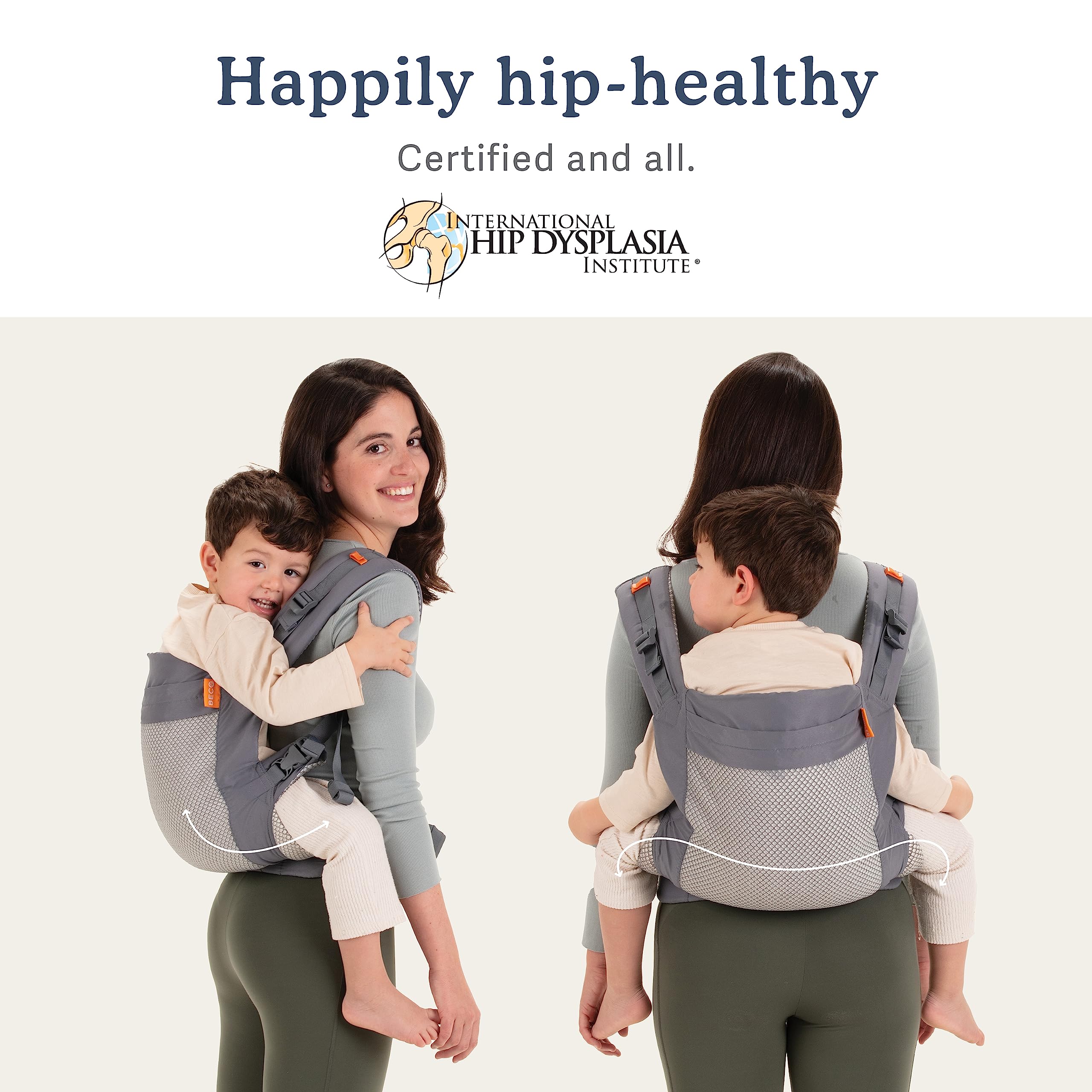 Beco Toddler Carrier with Extra Wide Seat - 100% Polyester 3D Performance Mesh Toddler Carrying Backpack Style and Front-Carry -Lightweight & Breathable Child Carrier - Sling Carrier 20-60 lbs
