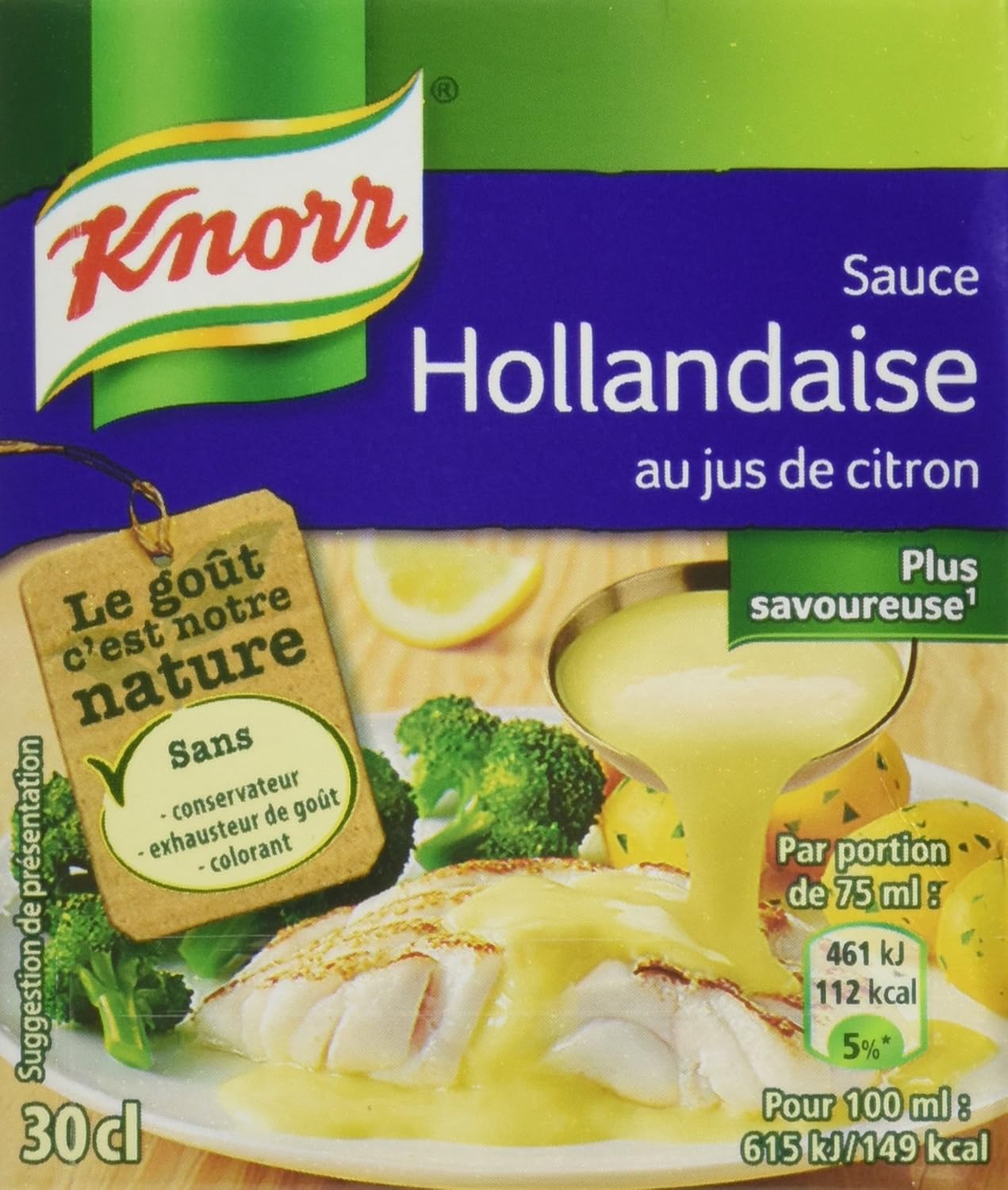 Information de produit KNORR® Sauce hollandaise