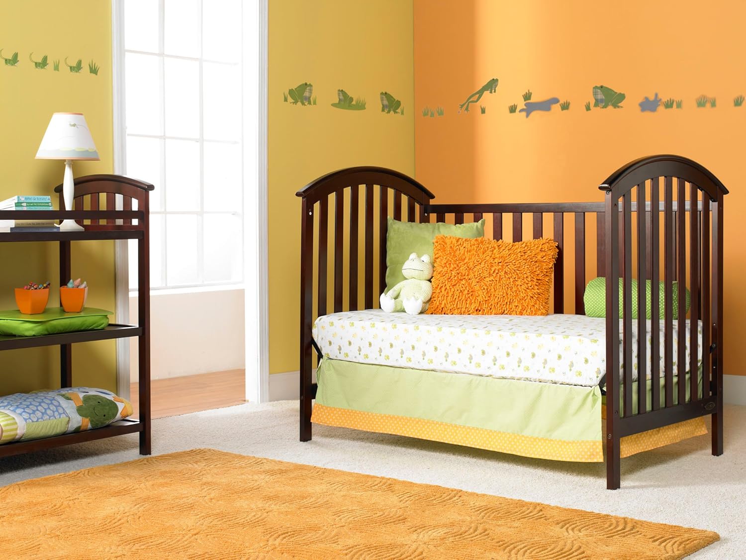 graco freeport convertible crib espresso