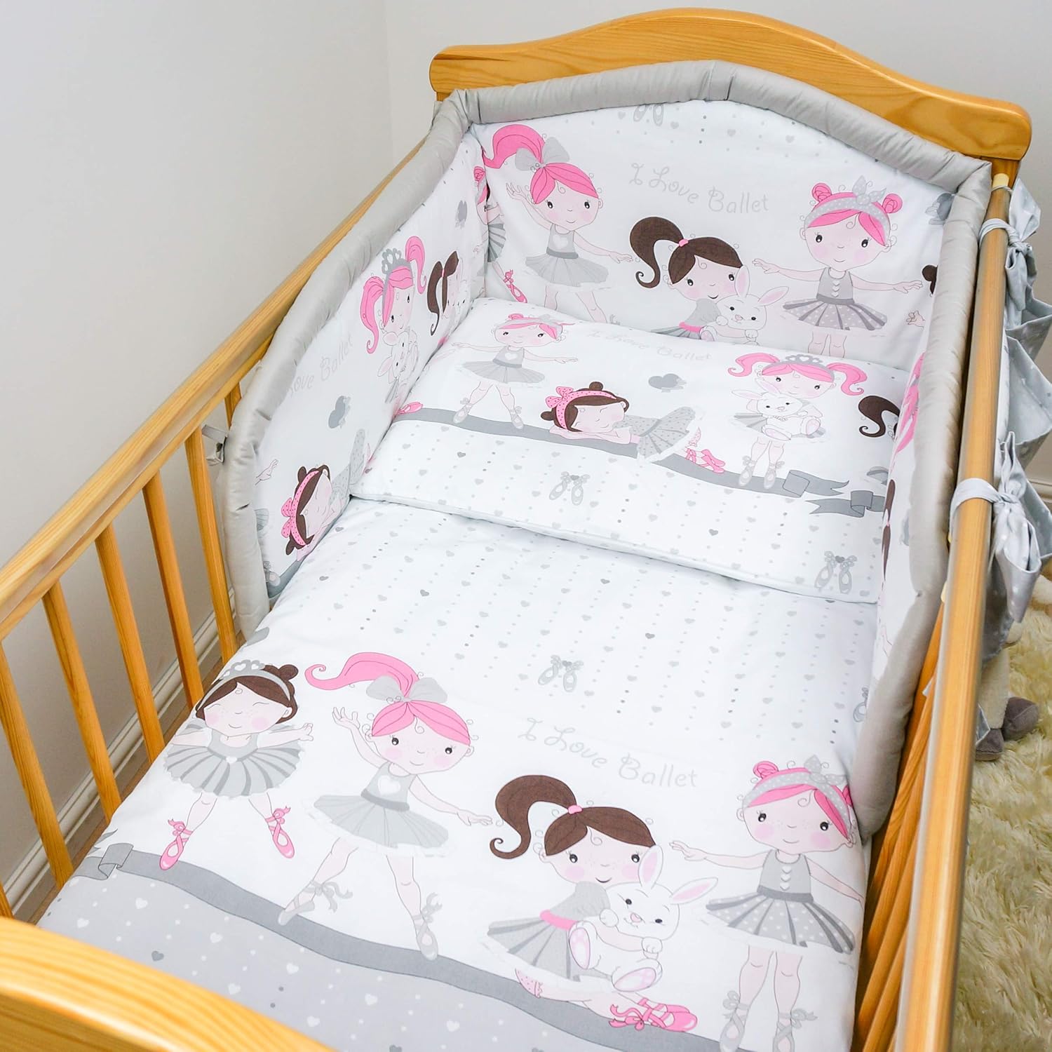 baby cot bed sheet set