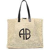 ANINE BING Women's Large Rio Tote, Sand, Tan, One Size