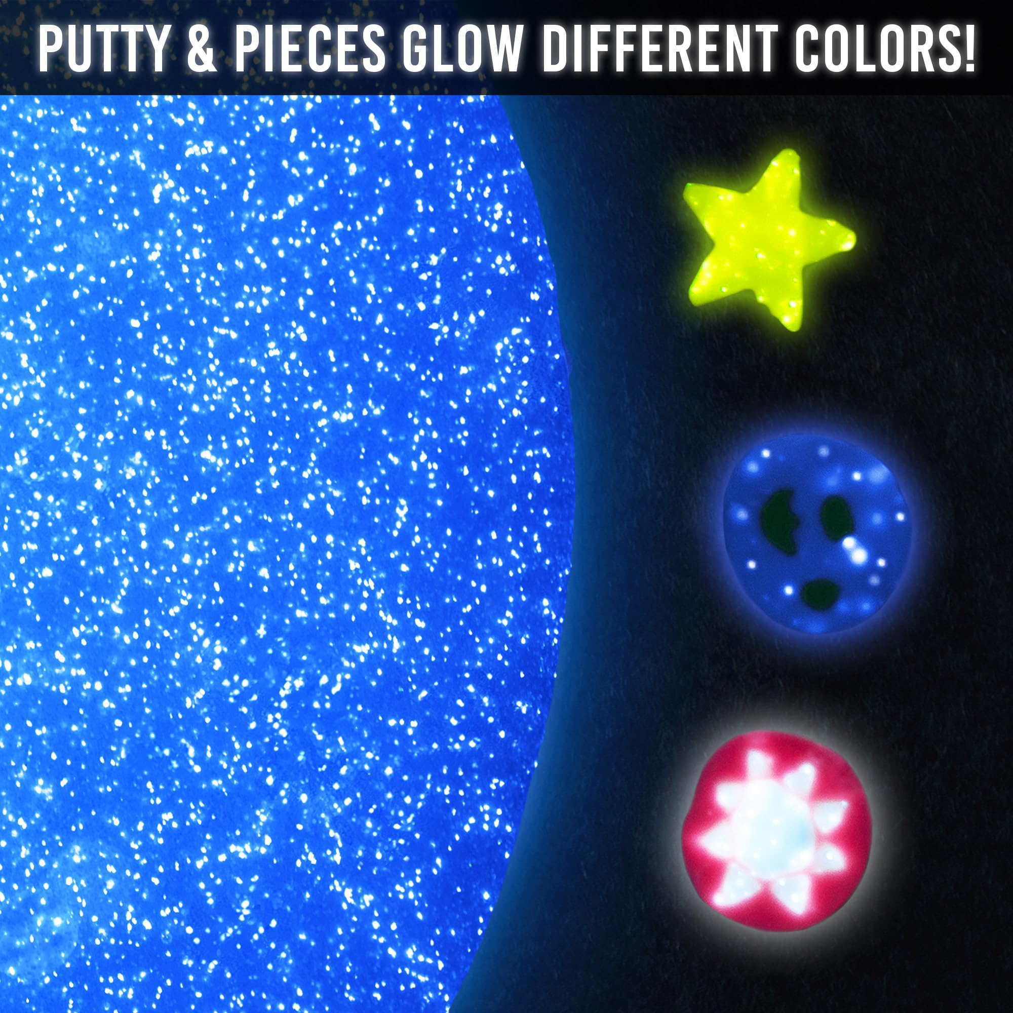 Crazy Aaron's Thinking Putty - Total Eclipse - Glow in The Dark Sensory Putty for Kids and Grown ups in a 4