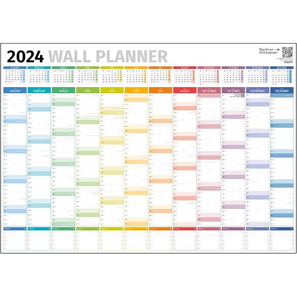 Amazon.com: Wall Planner 2024 – Extra Large 91 x 64cm Full Year Planner  Wall Calendar – 24 School Planner for Office, University Essentials –  Includes over 100 UK Holidays & Observances - Folded Columns Edition :  Office Products