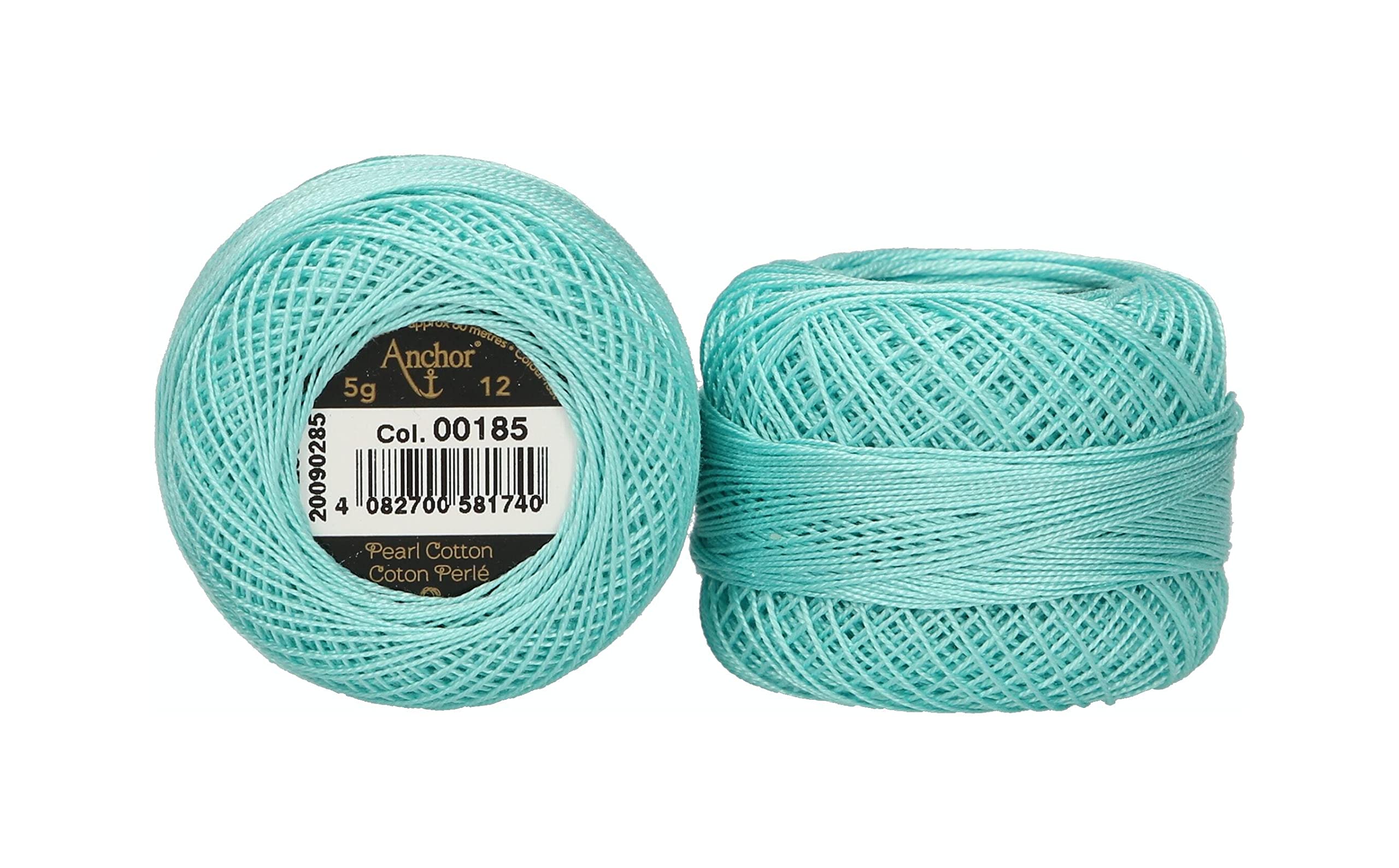 ANCHOR Pearl Yarn, Thickness: 12, Packaging: 5G, Running Length: 56M 185 Embroidery Threads
