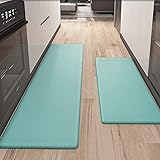 Color G Kitchen Rugs, Kitchen Rug Set 2 Piece Kitchen Runner Rug Kitchen Floor Mat, Cushioned Anti Fatigue Kitchen Mat Non Sk