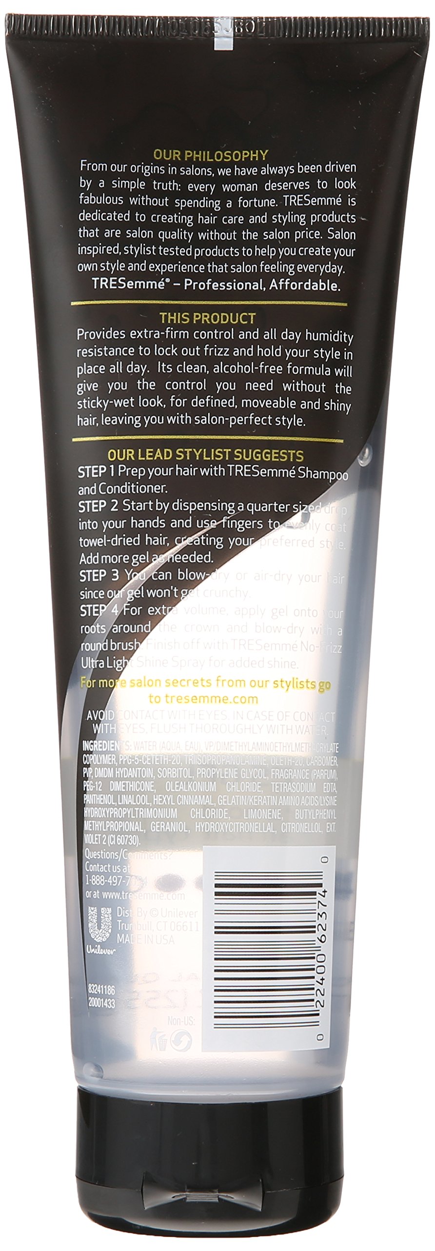 TRESemmé Hair Gel, Extra Hold, 9 oz Buy Online in UAE. Beauty