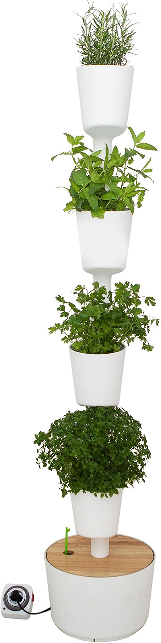 Citysens - Huerto Urbano de Diseño con Autorriego, Blanco, 2 ...