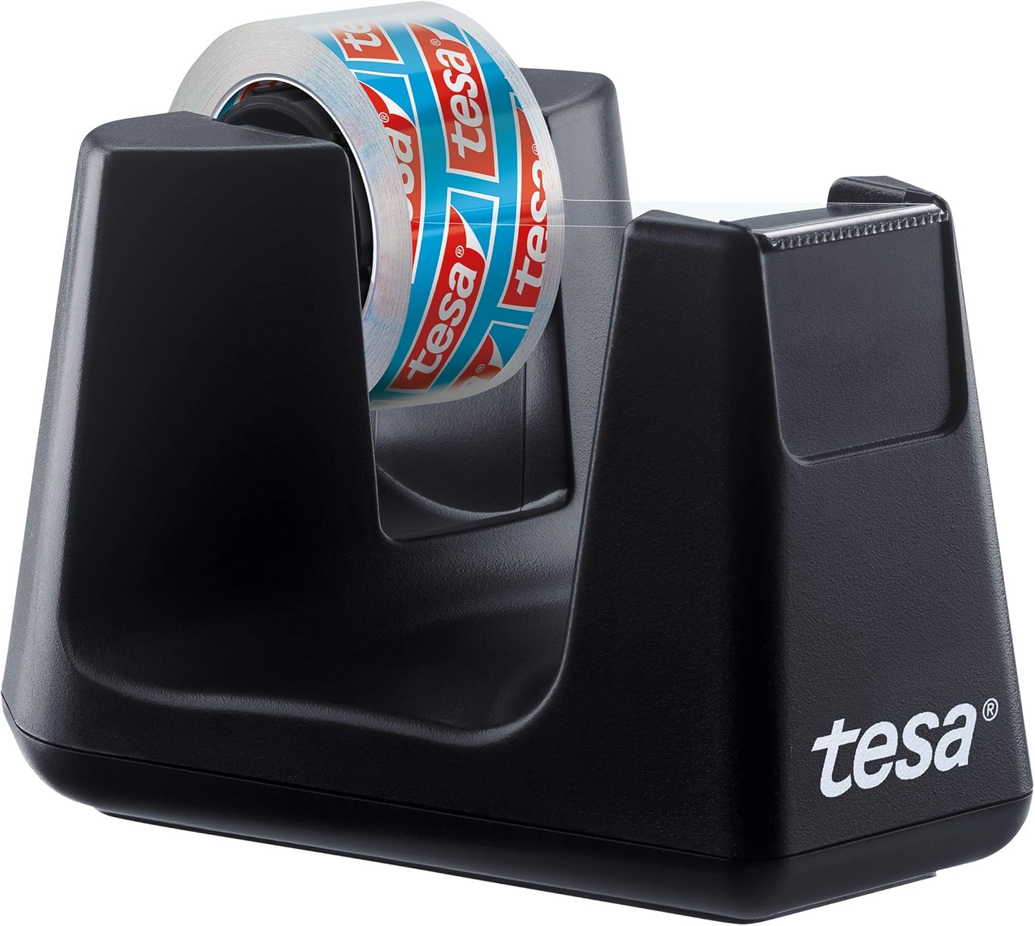 Tesa Easy Cut Smart 539030000000 Tape Dispenser 1 Roll Crystal Clear