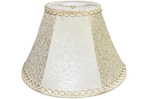 TOOTOO STAR Large Lamp Shades, 8.75" top x 17.75" bottom x 11" straight height Floral Lamp shade (Spider Fitter), Bohemian Decorative Table Lamp Floor Lamp Shade